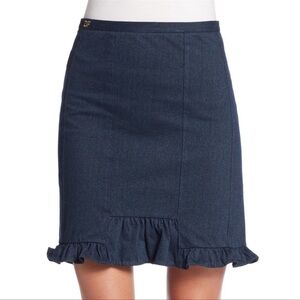Diane Von Furstenberg Serenity Ruffled Hem Mini Skirt